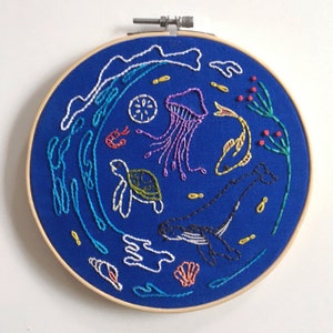 Oceana. PDF Hand Embroidery Pattern. image 2