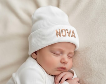 Personalized Family Matching Beanie, Personalized Embroidered Beanie,Family Matching Beanie,Newborn Hat, Baby Shower Gift,Custom Beanie