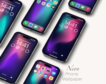 Gradient Phone Wallpapers – Minimalist iPhone & Android Backgrounds (Digital Download)