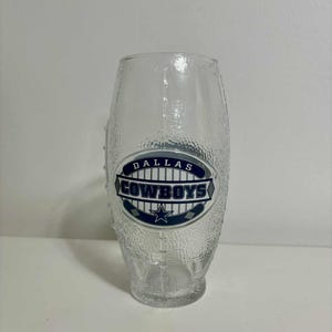 Dallas Cowboys Football Shaped Beer Glass Cup - NFL - Beer Store Promo