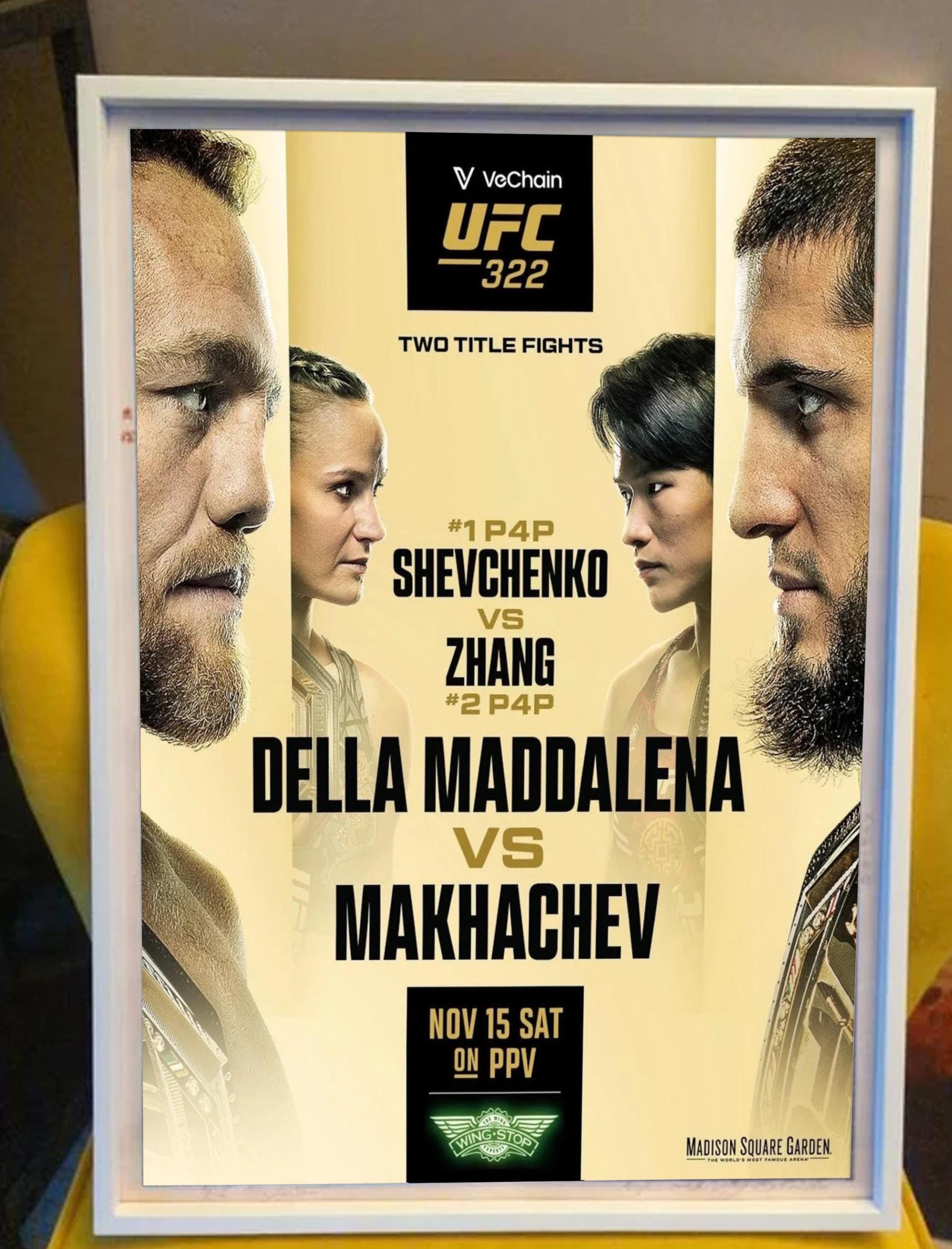 Ufc 322 Poster - Etsy