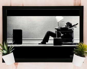 Blown-away Guy Poster, Maxell Ad 1979 by Steve Steigman Poster