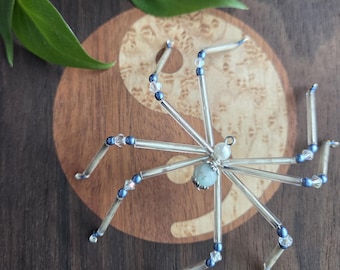 Araña de cuentas de invierno - Decoración navideña