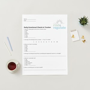 Daily Emotional Check-In Tracker - Kids
