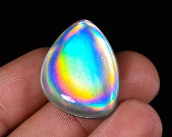 Aurora Opal Doublet Cabochon – 30.70 CRT, Fancy Gemstone