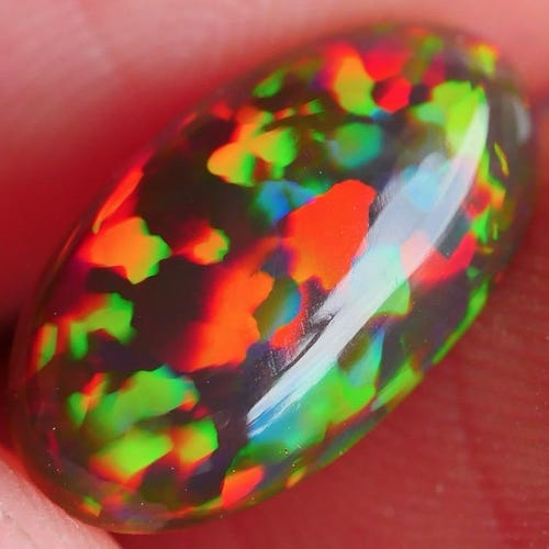 6.30 CTS エチオピア産オパール原石：天然ウェロファイアオパール