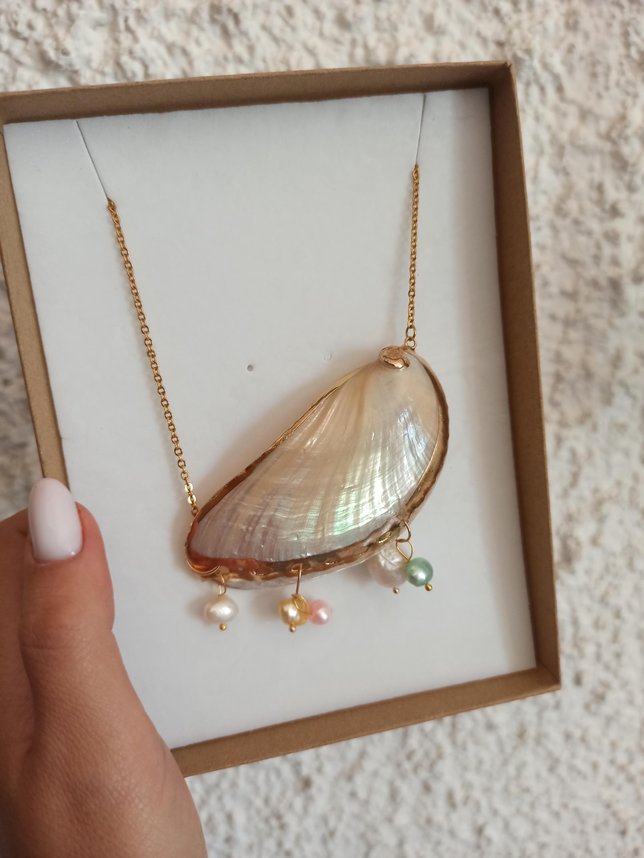 Acquista Collana COMETE GIOIELLI Con Perle Oro Bianco E Acquamarina - Foto 5