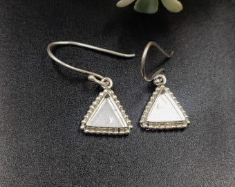 Sterling Silver  Close Blank Earring, Bezel Setting