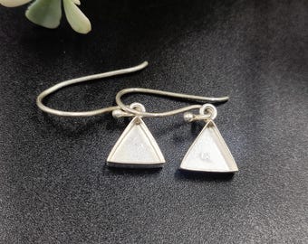 Sterling Silver  Close Blank Earring, Bezel Setting