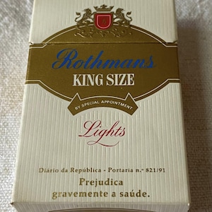 king size light cigarette Rothmans King Size
