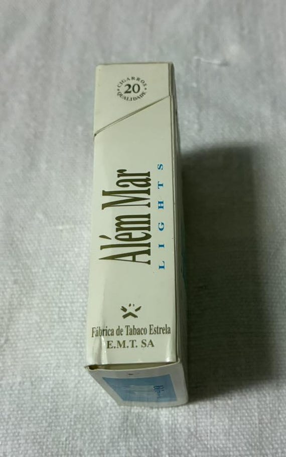 alem mar cigarettes (Blue) KS-20-H - Portugal World No - Tobacco Day