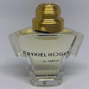 Rykiel Rose by Sonia Rykiel Eau de Parfum Perfume Miniature Parfum Profumo Mini Mignon 7.5 ml 0.25 fl 2000 collectible bottle