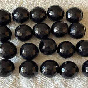 Vintage 1995 Vilaregut nylonsnöre - 19mm fasetterade kulpärlor för hoodies, dragsko, makramé, hantverksmaterial i bulk - 20, 50, 100-pack