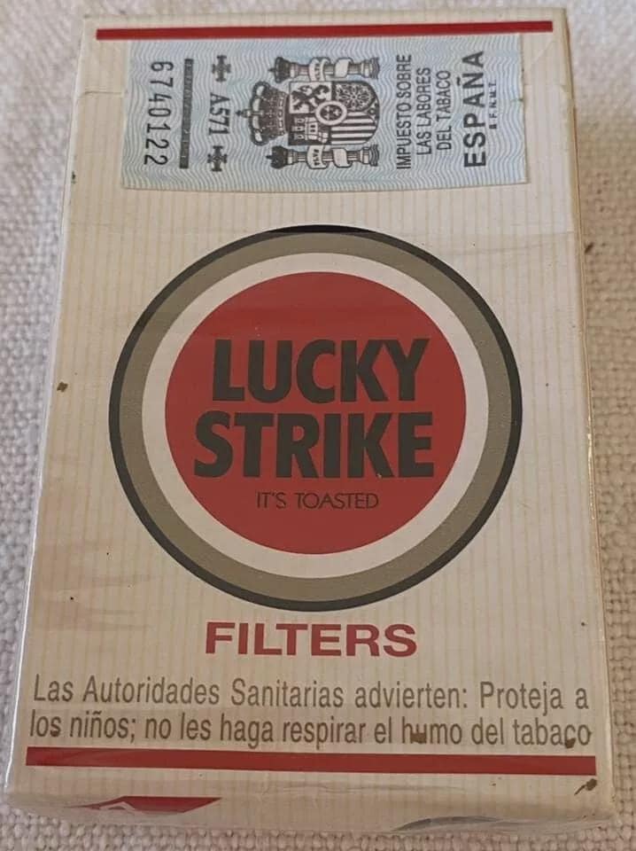 vintage cigarette filter Vintage Lucky Strike Filters Filter Cigarette Paper Box Empty Cigarette  Pack Zigaretten