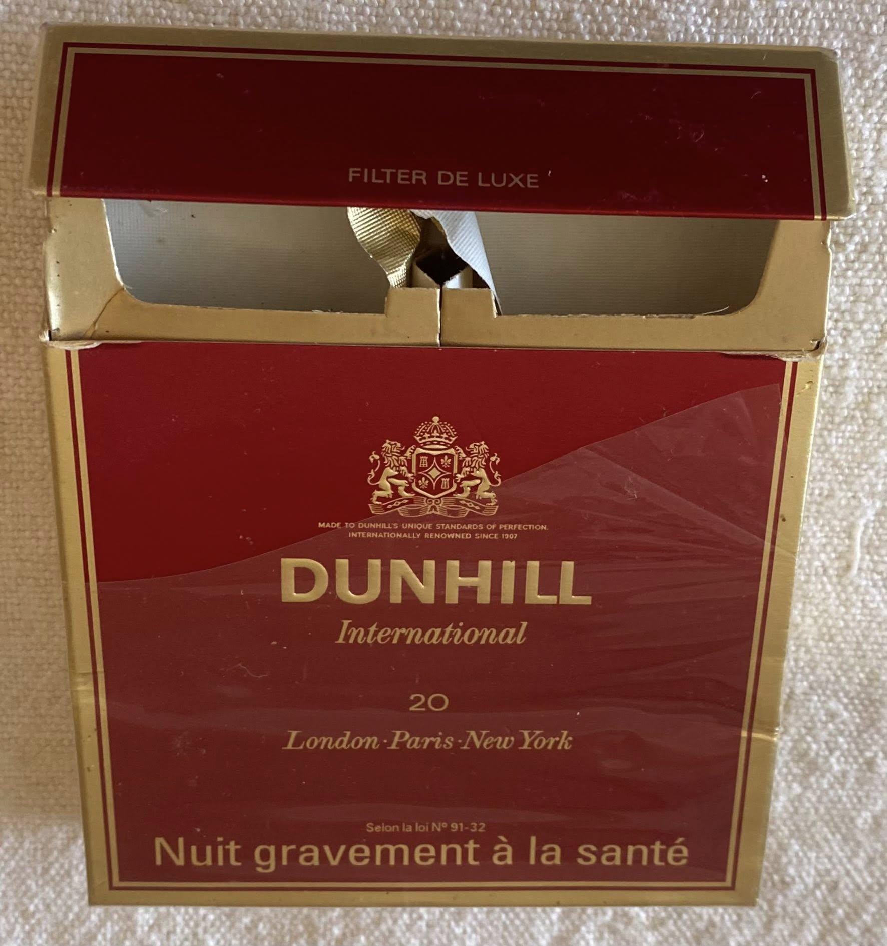 ✨希少✨dunhill ヴィンテージコンパクト（箱・袋付） Vintage Dunhill Superior International Cigarette Cigarettes