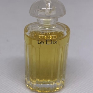 Le Dix de Balenciaga Eau de Toilette Perfume Mini Profumo Mini Mignon 5 ml 0.16 oz Botella coleccionable de 1990 Perfume completo para mujer