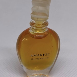 Amarige Givenchy Eau de Toilette Perfume Miniatura Parfum Profumo Mini Mignon 4 ml 0.13oz 1991 botella coleccionable perfume de mujer