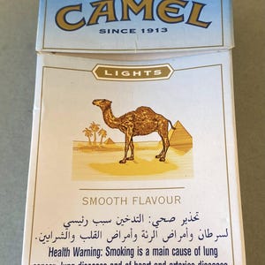 Camel Cigarettes Vintage Empty Pack