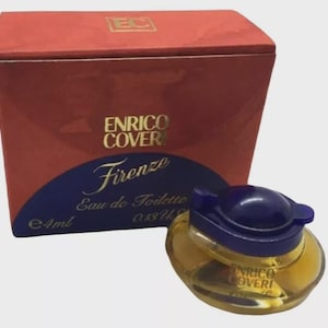 Firenze by Enrico Coveri parfum Perfume Miniature Parfum Profumo Mini Mignon 5 ml 0.17 oz 1993 collectible bottle Women perfume Discontinued