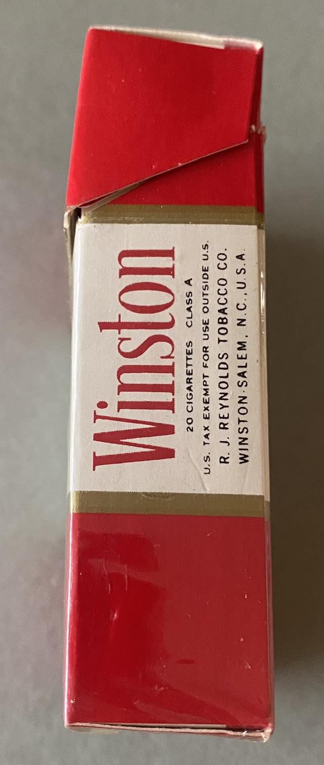carton winston cigarettes & Pack of w/ Ashtray Cigarette Winston Red 1PK -