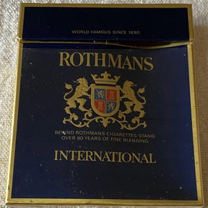 rothmans blue cigarettes Rothmans Tobacco