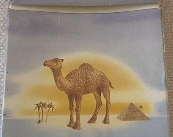 camel cigarettes lion 1948 Ad - Clyde Gordon - on the loose Camel - Sands in Egypt