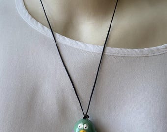 ヴィンテージ 1980年代 セガ フリッキー ピヨ ペンギン ネックレス
