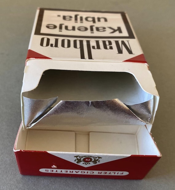 is marlboro giving away cartons of cigarettes Silvers 72 Box - Carton Vintage Empty Cigarette Pack Marlboro