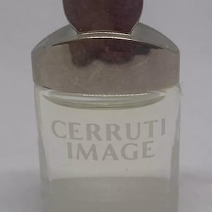 Rare Image by Cerruti Eau de Toilette Perfume Miniature Parfum Profumo Mini Mignon 3.7 ml 0.11 oz 1998 collectible bottle Full Men perfume