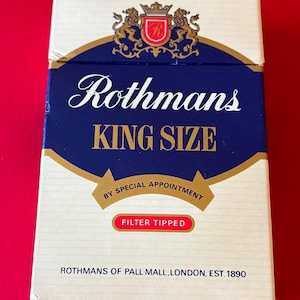 Rothmans ロスマンズ キングサイズ ボストンバッグ 当時物 Rothmans cigarettes - Etsy 日本
