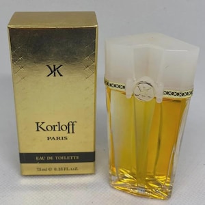 Korloff by Korloff Eau de Toilette Perfume Miniature Parfum Profumo Mini Mignon 7.5 ml 0.25 oz 1996 collectible bottle Full Woman perfume