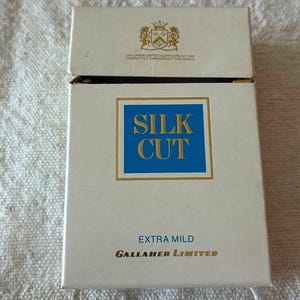 how much is a pack of silk cut cigarettes Buy Silver King Size Silk Cut Cigarette packets, 70s
