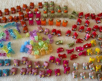 Vintage Cat Hair Clips Set of 6, Cute Animal Hair Barrettes, Retro Kawaii Hair Accessories, Colorful Novelty Hair Clips, 80s 90s Style
