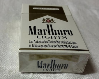 marlboro light tobacco bag Double Sided Vintage Up Cigarette Pack, 1990s USA at 1stDibs MUALBORO MINT FASHION KILLS 156 hours of meticulous handwork and attention to detail. Marlboro Gold 100's Soft Pack