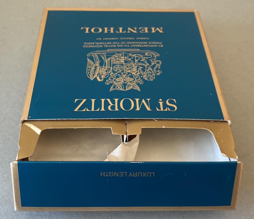 Vintage Empty Cigarette Pack St Moritz/turmac No Tobacco Included, Iconic  Logo Box, No Tobacco Included, Iconic Logo Box, Empty Pack Display