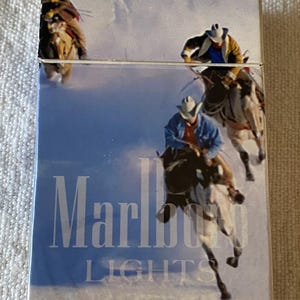 Vintage Marlboro Lights Cigarette Cigarettes Cigarette Paper Box Empty Cigarette Pack Zigaretten Sigarette Cigarettes