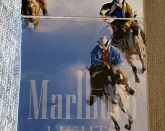 Vintage Marlboro Lights Cigarette Cigarettes Cigarette Paper Box Empty Cigarette Pack Zigaretten Sigarette Cigarettes