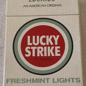 Lucky strike cigarette pack - Etsy France