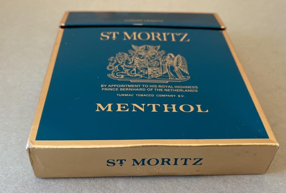 Vintage Empty Cigarette Pack St Moritz/turmac No Tobacco Included, Iconic  Logo Box, No Tobacco Included, Iconic Logo Box, Empty Pack Display