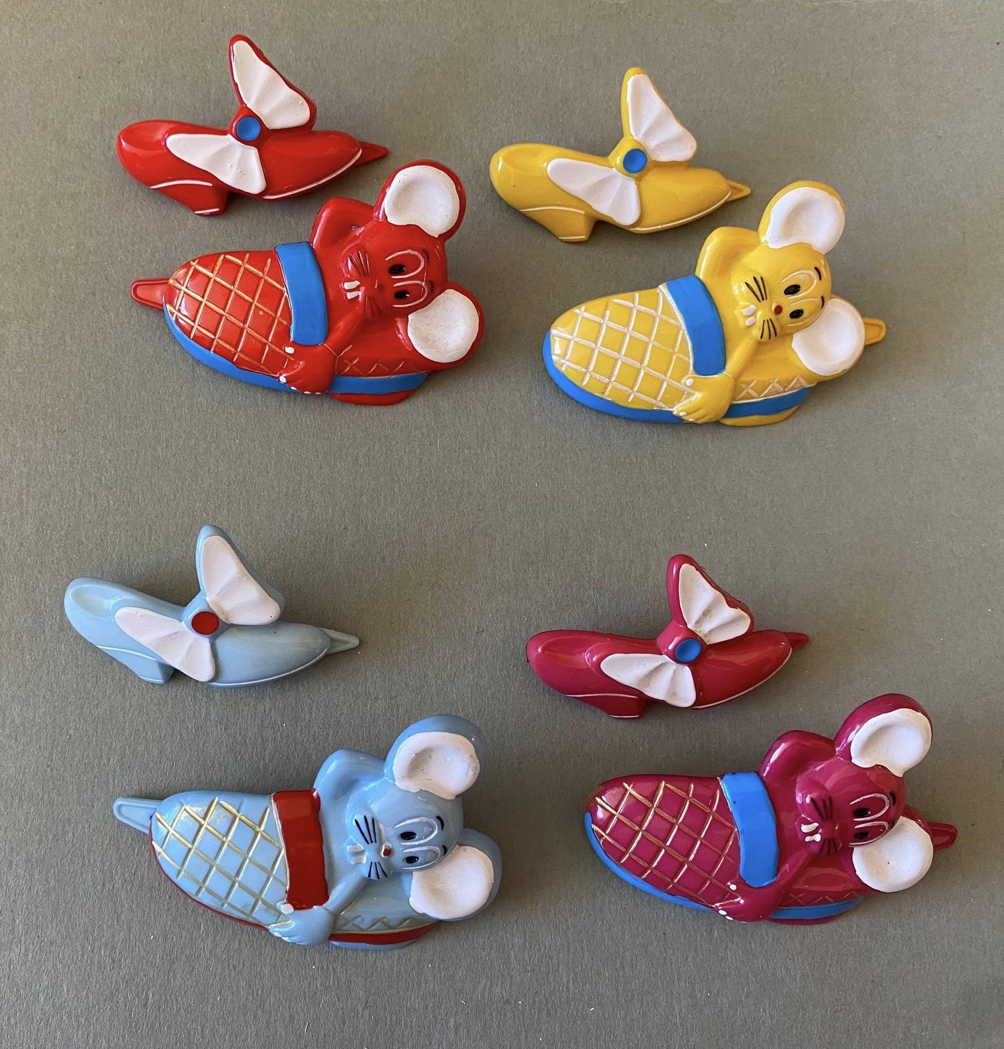 Vintage, 2 X Hair Clips, Hair Clips, 80s Retro, 5cm and 4.5cm Long