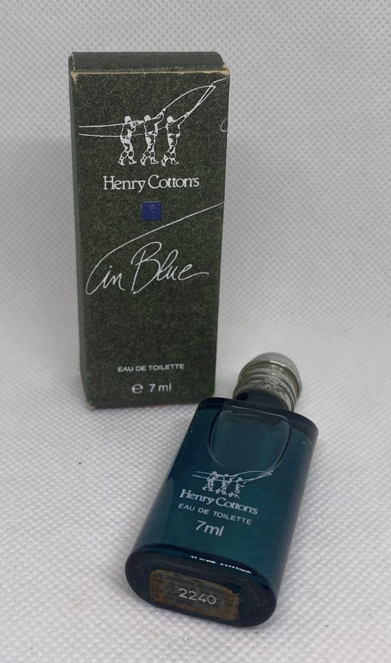 ヴィンテージ ヘンリー・コットンズ「イン・ブルー」ミニ香水 7ml