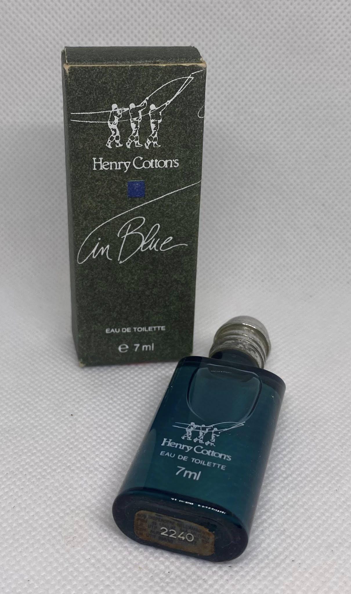 ヴィンテージ ヘンリー・コットンズ「イン・ブルー」ミニ香水 7ml