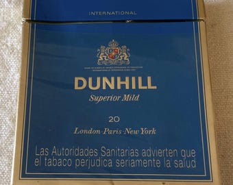 Vintage Dunhill Superior Mild Cigarette Cigarettes Cigarette Paper Box Empty Cigarette Pack Zigaretten Sigarette Cigarettes
