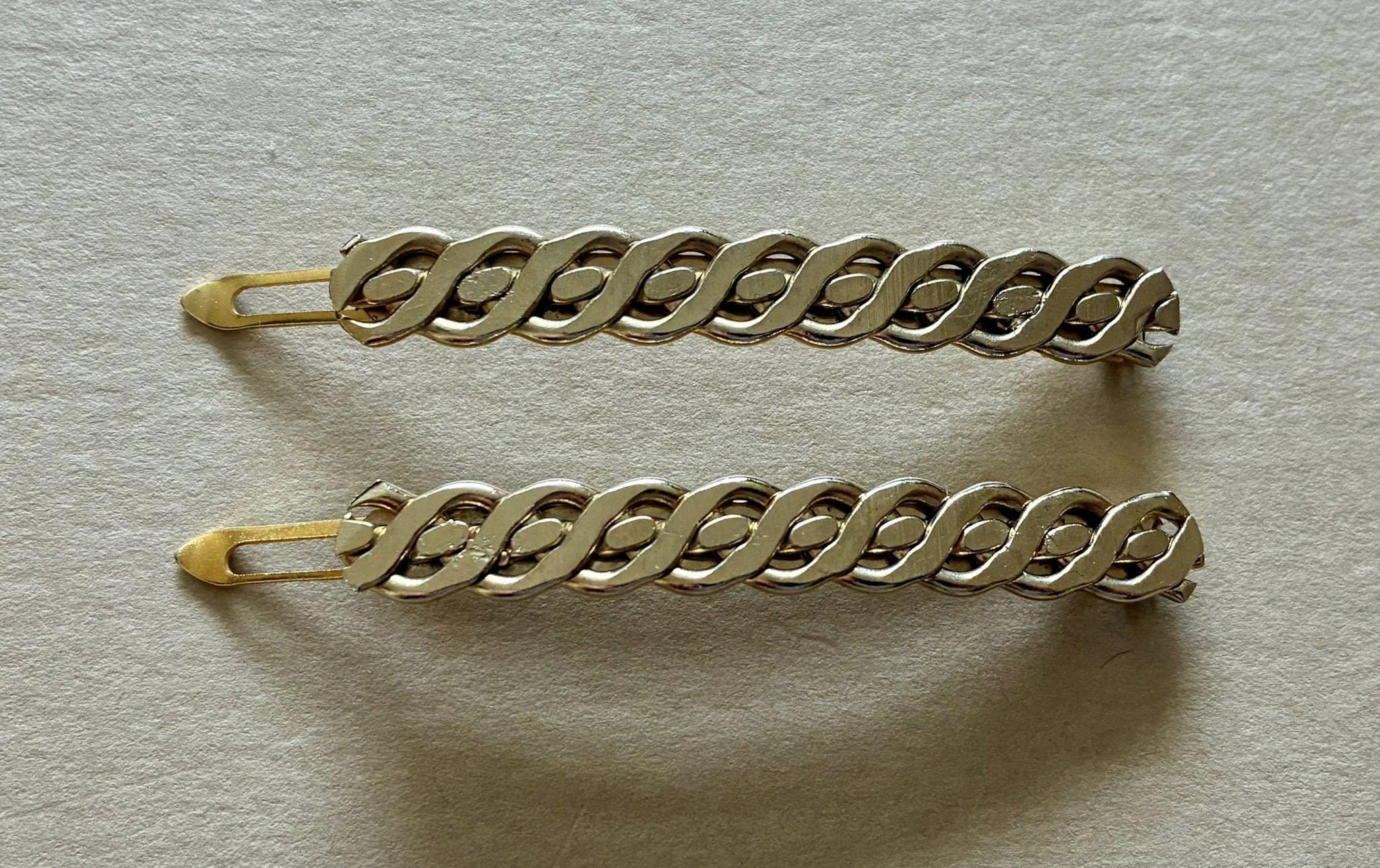 VINTAGE 90S JEAN LOUIS DAVID HEART HAIR CLIP BARRETTE MADE IN FRANCE - MUST SEE! Historic Hair Accessories We Can main image 4