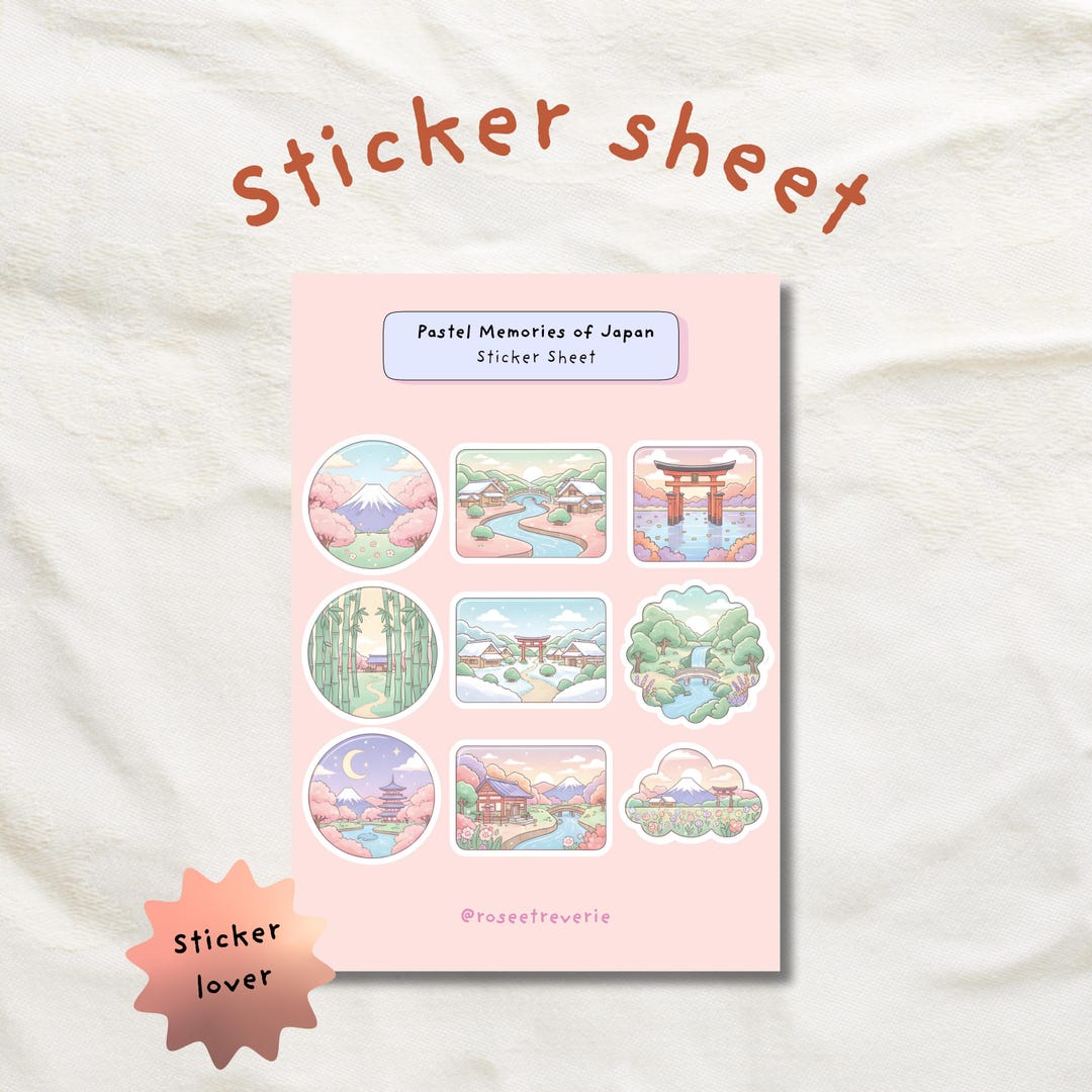 Stickers Kawaii Japan, Cute Japanese Planner Stickers, Bullet Journal ...