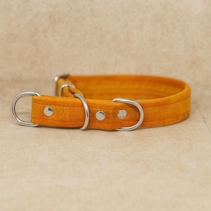 Handmade Velvet Half-Choke Collar Honey for Dogs