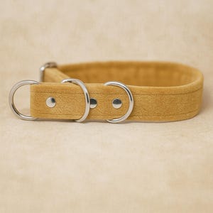 Handmade Velvet Half-Choke Savanna Dog Collar