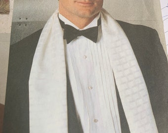 Vogue Men’s  Accessories 7104 Vogue accessory pattern Scarf ascot Tie bow tie cummerbund