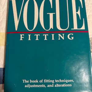 Vintage 80s VOGUE Fitting Book How to  Alter Fitting Techniques, Adjustments, Alterations Vintage Vogue 1984 How to Fit Custom Fit SALE