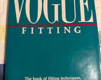 Vintage 80s VOGUE Fitting Book How to  Alter Fitting Techniques, Adjustments, Alterations Vintage Vogue 1984 How to Fit Custom Fit SALE